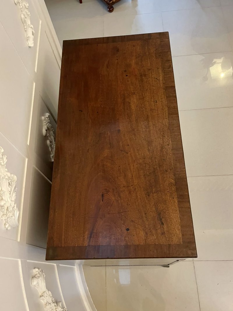 Antique George III Quality Figured Mahogany Secretaire Desk/Cabinet - Image 15